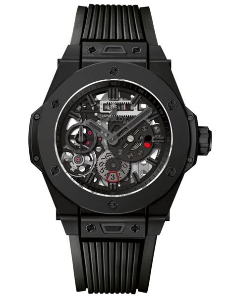 hublot big bang meca-10 all black limited edition|Hublot meca 10 review.